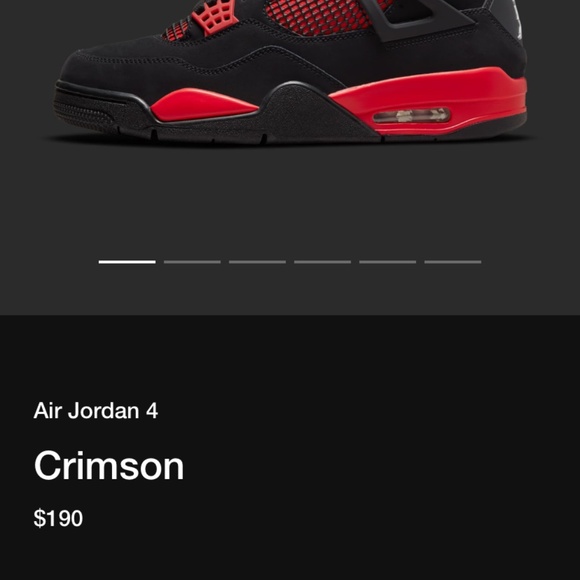Air Jordan Crimson 4’s main image 4